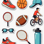 Fitness & Exercise - Sticker Sheet v20